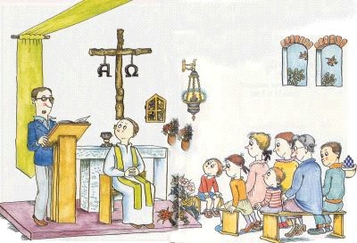 Resultado de imagen de dibujos de misa